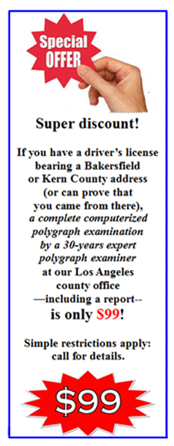Bakersfield polygraph cost
